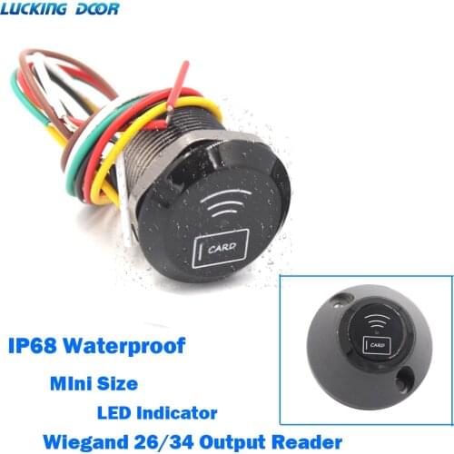 9-15V EM 125KHz Compatible Proximity RFID ID Card EM Reader For Access Control with Wiegand 26 Interface