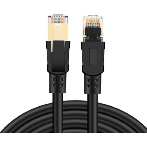 Cat8 Ethernet Cable FTP 40Gbps Super Speed Cat 8 RJ45 Network Lan Patch Cord for Router Modem PC RJ 45 Ethernet Cable