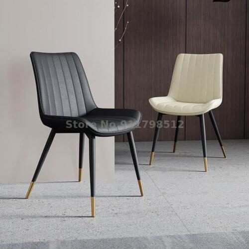Nordic chair backrest simple modern study home desk stool light luxury dining table dining chair bedroom makeup and dressing