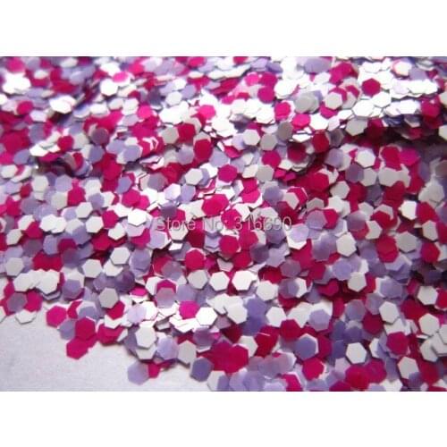 2mm solvent resistant Hex Glitter G251