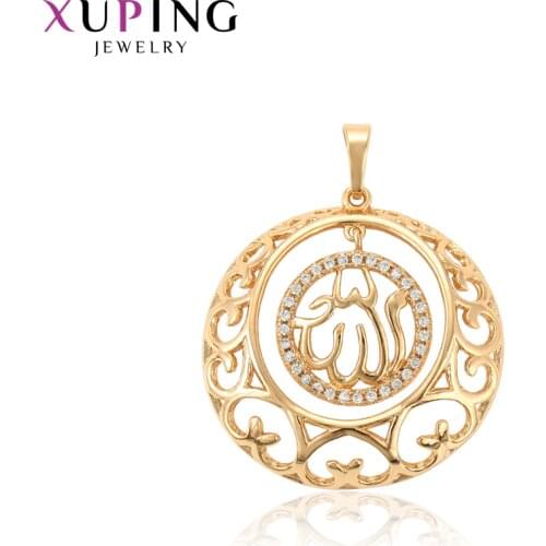 Xuping Fashion Romantic Loop Shape New Arrival Elegant Necklace Pendant for Women Valentines Day Gift 33746