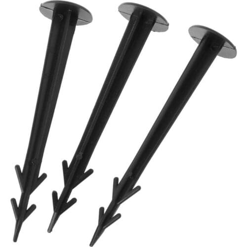 100Pcs Plastic Garden Cover Cloth Securing Stakes Spikes Lawn Pins Pegs Sod Anchoring Weed Fixing Landscape plant support