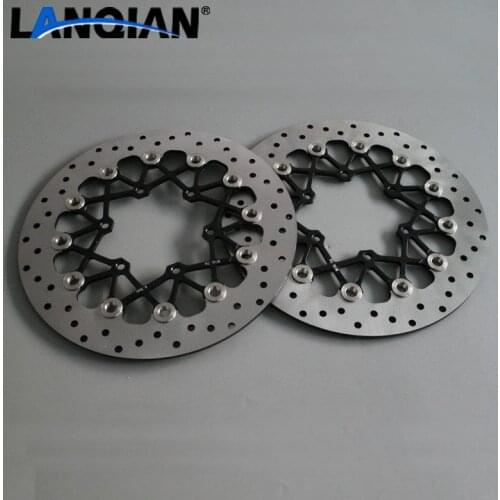 2 pieces motorcycle Front Disc Brake Rotor Scooter Front Rear Disc Brake Rotor for SUZUKI GSXR1000 K9 09-15 GSXR600/750 2011-15