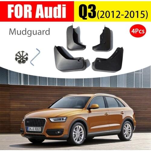 FOR Audi Q3 Mudflaps Guard Fenders Mudguard splash Mud Flap Fender Mudguards car accessories Auto styline Front Rear 4pcs