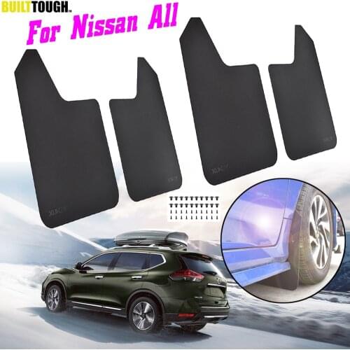 4x Mudflaps Mud Flaps Splash Guards Mudguards For Nissan Altima Teana Sylphy Juke Titan Serena Versa Sunny Almera Murano Armada