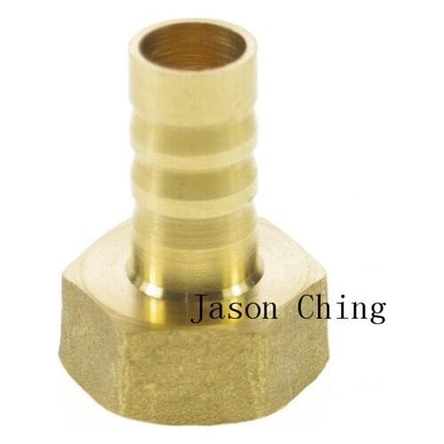 5pcs 1/2" BSPP Connection Female-12mm barbed Hose Brass Pipe Connector Adapter
