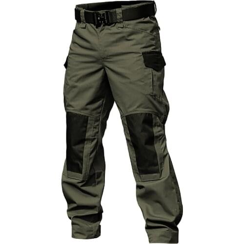 Men Military Tactical Cargo Pants Army Green Combat Trousers Multi Pockets Gray Uniform Paintball Airsoft Autumn Work Clothing