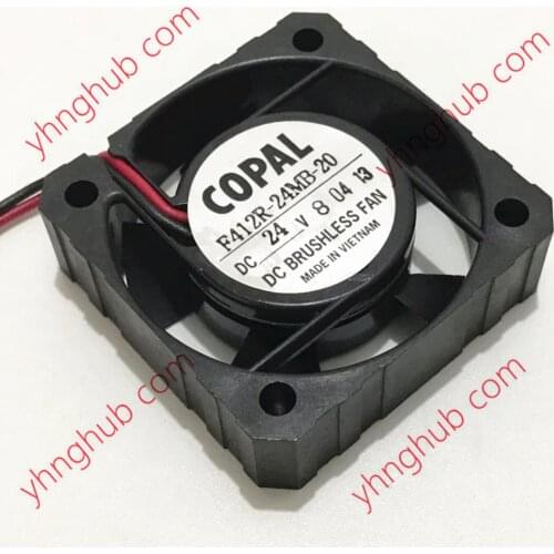 COPAL F412R-24MB-20 DC 24V 40x40x12mm 2-Wire Server Square Fan