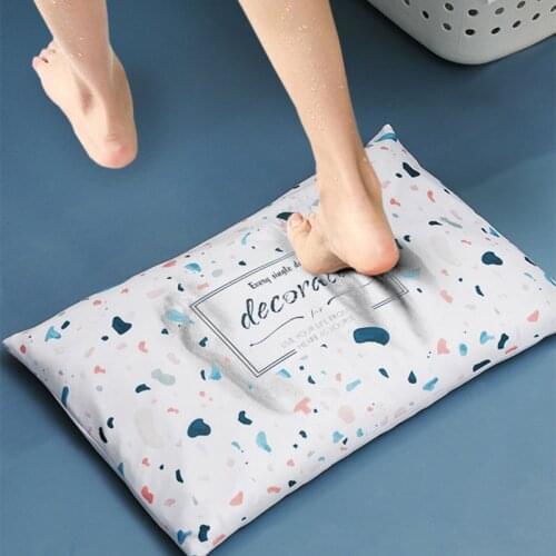 Diatomaceous Earth Bath Mat Non-slip Fast Drying Absorbent Cushion for Bathroom Floor Diatom Mud Foot Pad Floor Cushion Non-Slip