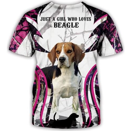Beagle 3D All Over Printed t shirts women men Summer Funny Dog Tees Short Sleeve T-shirts Cosplay Costumes