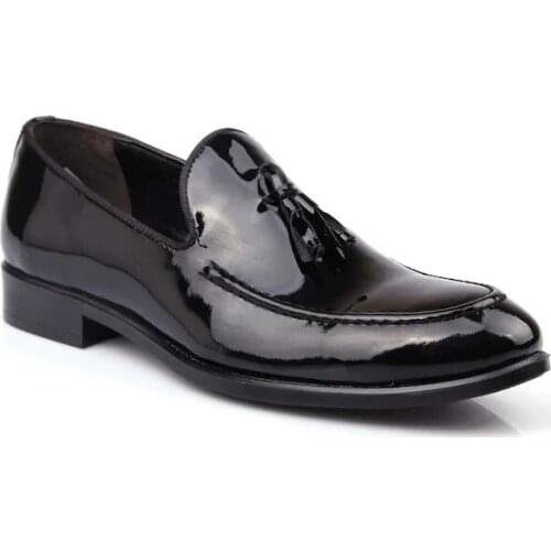 Detector Genuine Patent Leather Leather Tassels Classic Men 'S Shoes FH405R 445788388