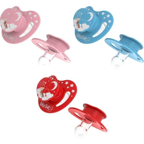 Years Baby Round And Palate Tipped Colorful Caricature Of Quality Sleeping Pacifier girl/Boy Babysoft