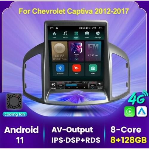 MEKEDE Tesla Style 8 core Android 11 DSP Car Multimedia System Stereo Autoradio for Chevrolet Captiva 2012-2017 carplay+Auto IPS