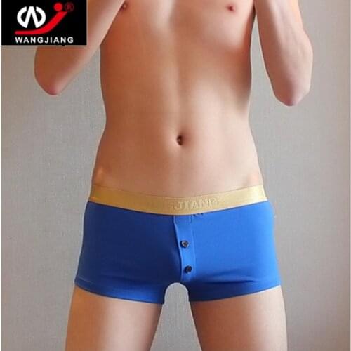 New underpants man cuecas brand men boxer cotton boxers shorts sexy U design underwear Male cueca Calzoncillos 1pcs