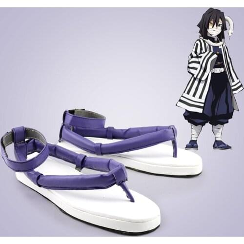 Anime Demon Slayer Kimetsu no Yaiba Iguro Obanai cosplay shoes custom made