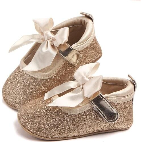 0-18M baby girl shoes soft sole antiskid toddler baby shoes moccasins newborn infant sequin princess shoes first walkers F31