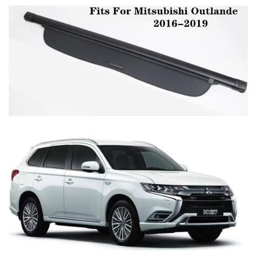 High Qualit Car Rear Trunk Cargo Cover Security Shield Screen shade Fits For Mitsubishi Outlande 2016-2019(black, beige)