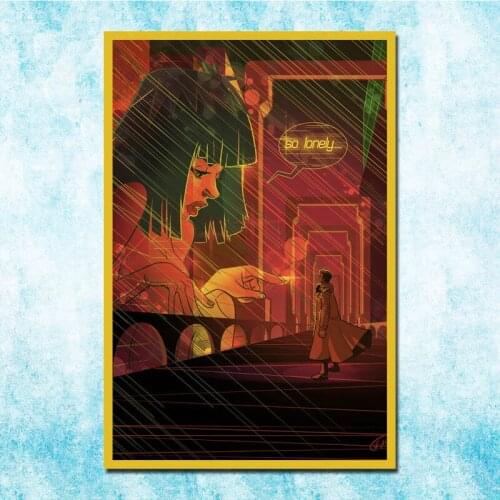 Classic Movie Blade Runner 2049 Poster Art Silk Canvas Retro Print For Home Room Decor-010