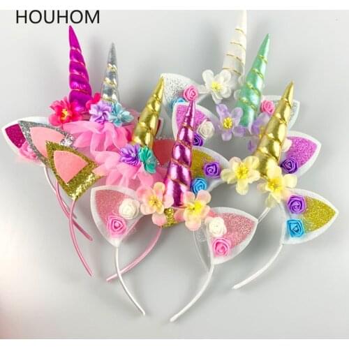 Unicorn Party Decoration Unicornio Headband Unicorn Birthday Party Decorations Kids Baby Shower Wedding Event Party Supplies
