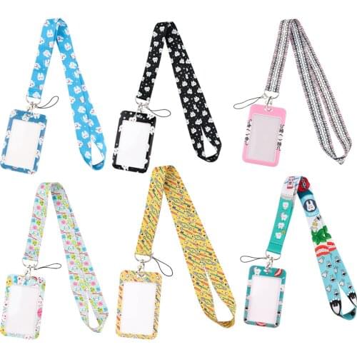 K2952 TOOTH CARE Lanyard Keychain Cartoon Cell Phone Lanyard Women Strap Neck Lanyards for ID Card Keys Dentist Gifts