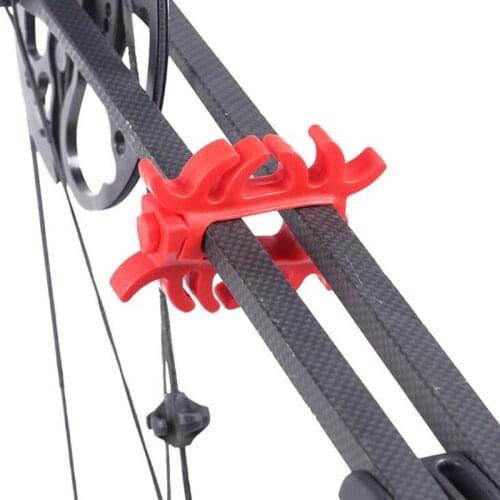 1 set Compound Bow Limb Stabilizer Rubber Hunting Damper Bow Sliencer Shock Absorb For Archhery Outdoor Shooting