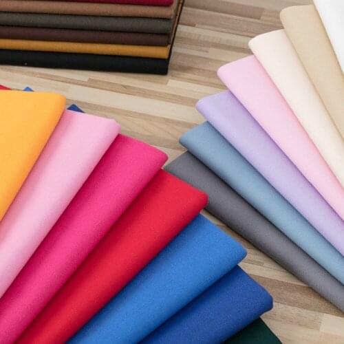 Canvas Cloth Sofa Fabric Solid Color 100% Cotton Textile for Curtain Tablecloth Pillow Bag cloth Diy Handmade Furniture Material