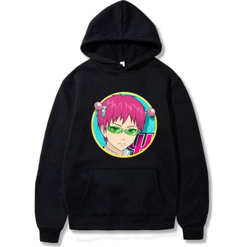 Anime Saiki K Mens Hoodie Print Women Casual Harajuku Autumn Sweatshirt Long Sleeve Jacket Coat Funny Pullover Tops