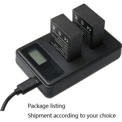 2pcs Go Pro AHDBT-301 Battery Gopro Hero 3 3+ Battery + GoPro 3+ 3 USB Dual LED Smart Charger For GoPro Camera accessories
