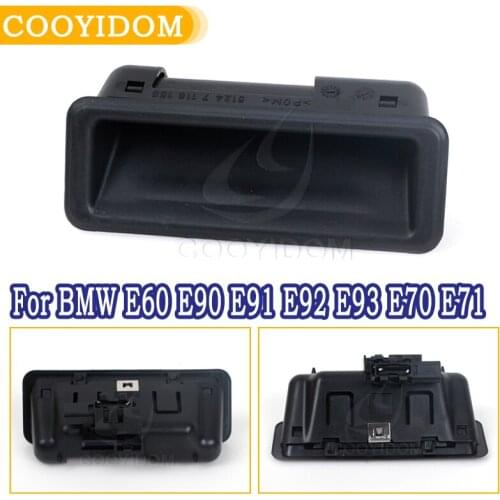 HIgh Quality Black Car Rear Boot Trunk Lock Handle Control Release Switch For BMW E60 E90 E91 E92 E93 E70 E71 51247118158