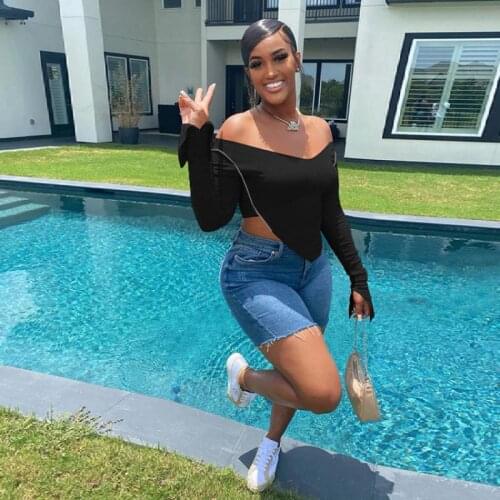 Женские футболки с длинным рукавом Yang Fa China At AliExpress