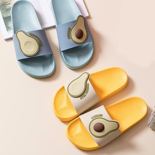 Women Slippers Summer Home Sandals Cartoon Non-Slip Bathroom PVC Beach Slides Ladies Indoor Soft Sole Men Lovers Flip Flops