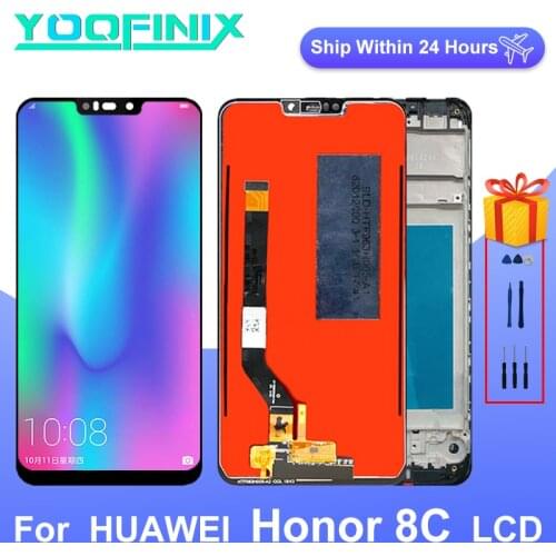 "6.26" For Huawei Honor 8C Display LCD Touch Screen Digitizer Display Replacement Parts For Honor 8C LCD BKK-LX2 BKK-LX1 BKK-L2