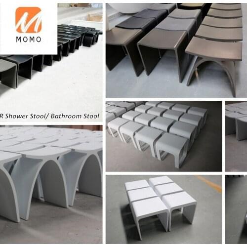 Acrylic resin artificial stone stools Solid Surface bench sanitary wares Stone Chair household use bench stools