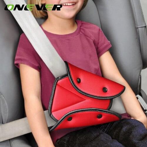 Car Safe Fit Seat Belt Sturdy Adjuster Car Safety Belt Adjust Device Triangle Baby Child Protection Baby Safety Protector