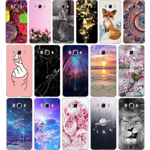 A Phone Case For Samsung Galaxy J5 2016 J510F Soft Silicone TPU Cartoon Protector Cover Cases For Samsung J5 2016 J510 Bumper