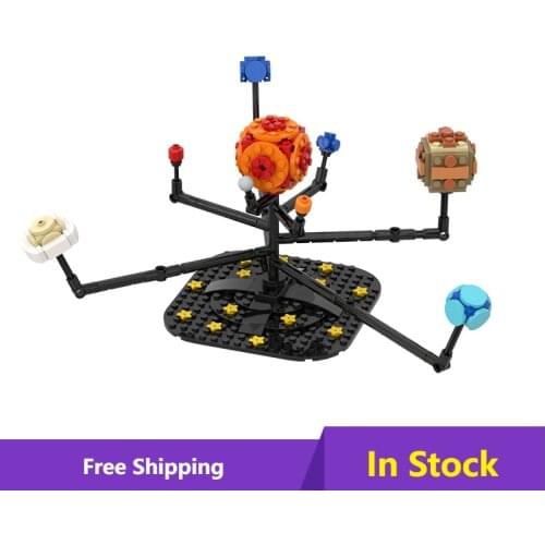 Eight Planets Star Space Series Building Blocks Bricks Sets DIY Model Education Toys For Kids Boys Birthday Gift Family Games