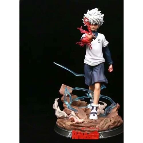 Japanese Anime Hunter X Hunter figure Toys Gon Freecss Killua Zoldyck Kulolo lushilufelu Irumi Zorudikku PVC Action Figure Toys