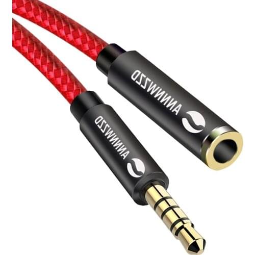 3.5mm Audio Extension Cable Jack 3.5 male to Female earphone Extender Cable Car Aux Code for Headphones Xiaomi Redmi 5 plus PC