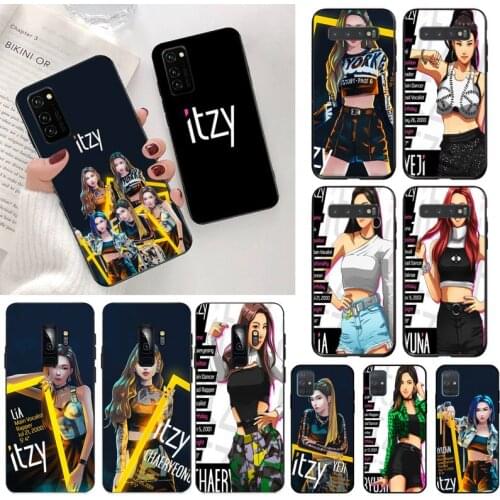 Kpop itzy Phone Case for Samsung S20 plus Ultra S6 S7 edge S8 S9 plus S10 5G lite 2020