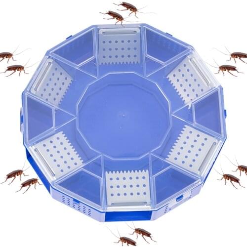 1 Pcs Cockroach Trap Box Non-Toxic Reusable Cockroach Trap Pest Control for Home Kitchen