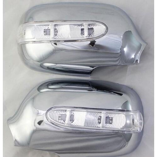 For Toyota Mark II GX100 GX110 1996 1999 2000 2004 2005 2007 Novel style 2PCS ABS Chrome plated door mirror covers with Led