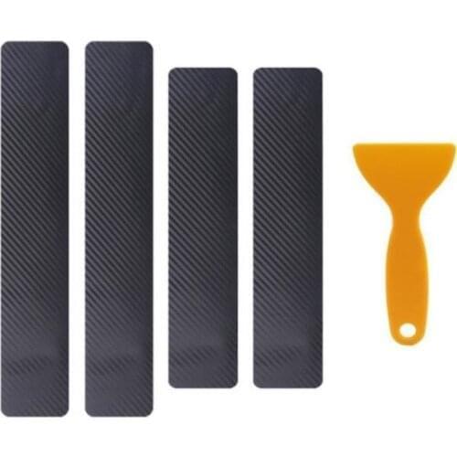 4PC Car Carbon fiber Door Threshold Protector Sticker For Lada Priora Sedan sport Kalina Granta Vesta X-Ray XRay
