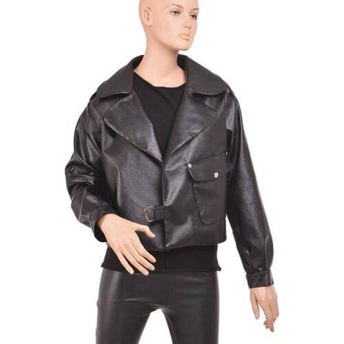 New Spring Women Faux Leather Jacket Biker Jackets Turndown Collar PU Motorcycle Coat Loose Streetwear Outerwear