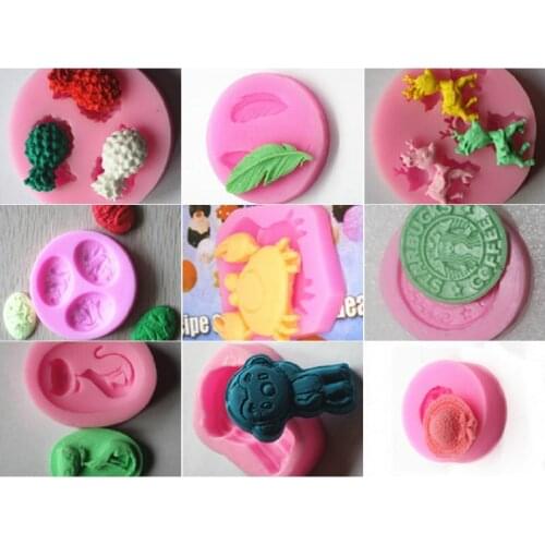 Wholesale,free shipping , 1 pcs Silicone small Pudding jelly mould /chocolate mold/soap diy baking tool
