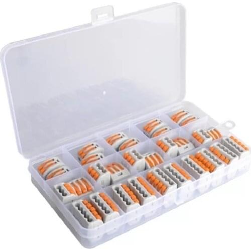 Pct-212 215 Wire Connector Universal Compact Wire Connection 2 3 5pins Cable Connector Terminal Block Plug-in Connector Terminal