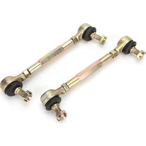 Pair 10mm/0.39in Bolt Tie Rod End Ball Joiner Fit for 150cc 250cc Quad Dirt Bike ATV Buggy TA Stainless Steel Ball Joiner