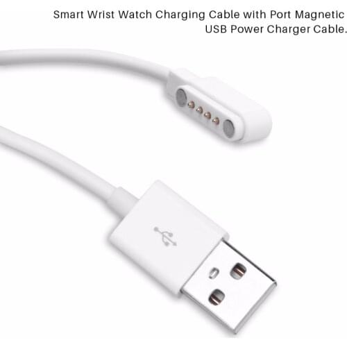 Universal 4pin 7.62 Space Smart Watch Magnetic Charging Cable USB 2.0 Male to 4 Pin Magnetic Charger Cord Power Charger Cable