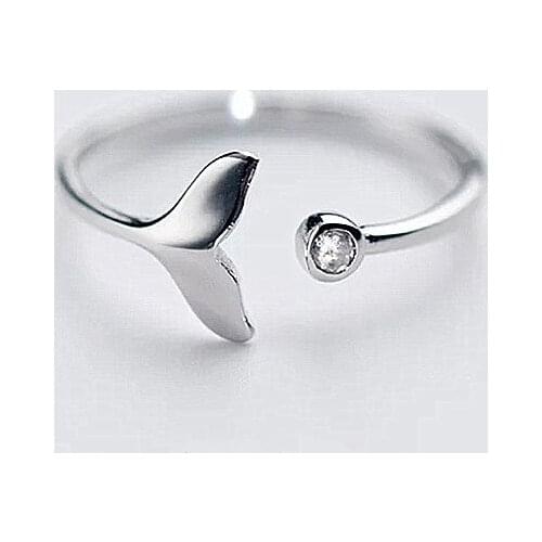 Boho Vintage Fish Tail Rings For Women Wedding Band Men Finger Rings 2020 Female Bohemian Jewelry Gifts