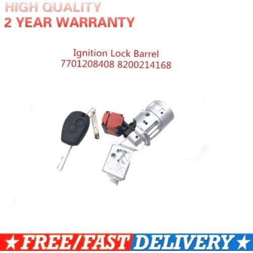 Ignition Lock Barrel Starter Switch+Key for Renault for Vauxhall Fiat 2005-2012 7701208408 8200214168 N0502064 N0502060 N0502057