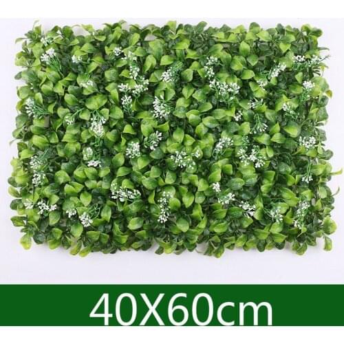 1pc 40X60cm Artificial Plastic Grass Mat Green Lawn Home Garden Simulation Decoration Hotel Wedding Wall Background